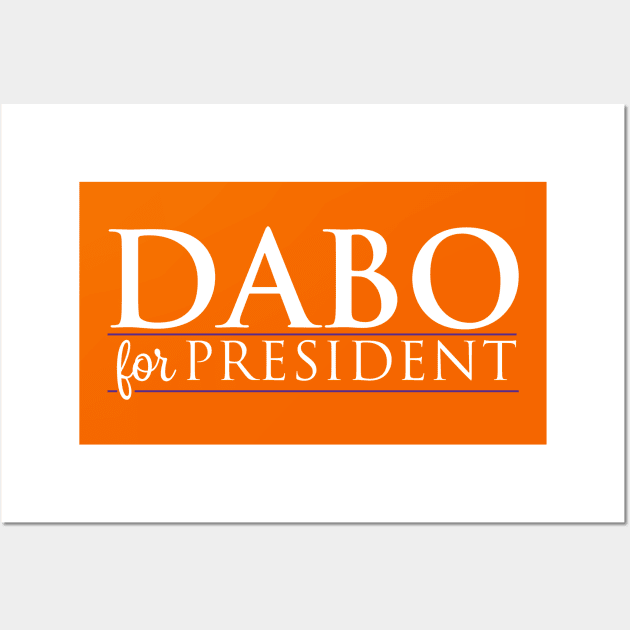 Dabo For President Wall Art by Parkeit